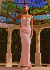 Euphoric Beaded Maxi Dress - Pink Everbloom