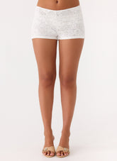Kathia Mini Shorts - White