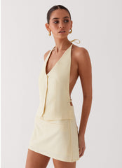 Sarah Mini Skirt - Butter