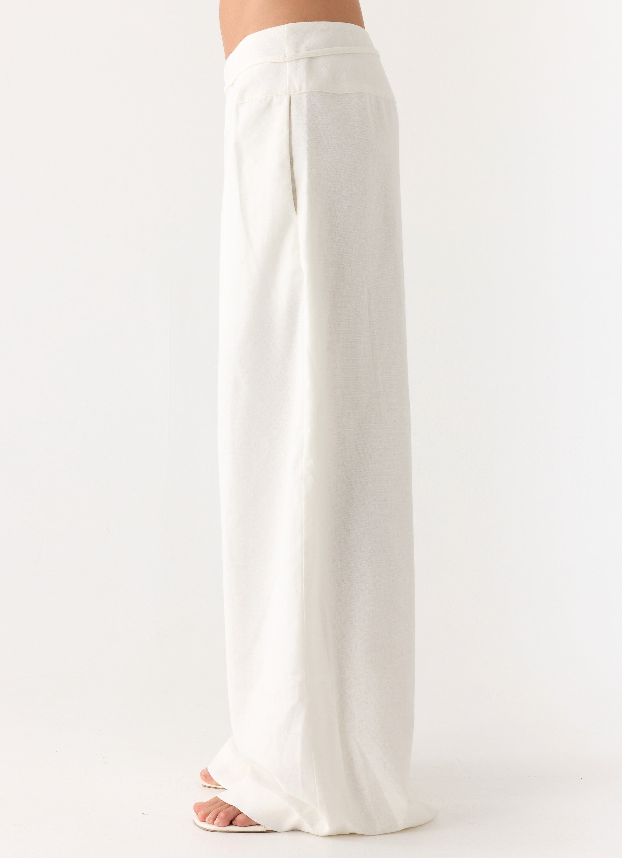 Isobel Linen Pants - White